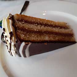 Cake  at Ramons restaurant, Los Alcazares.