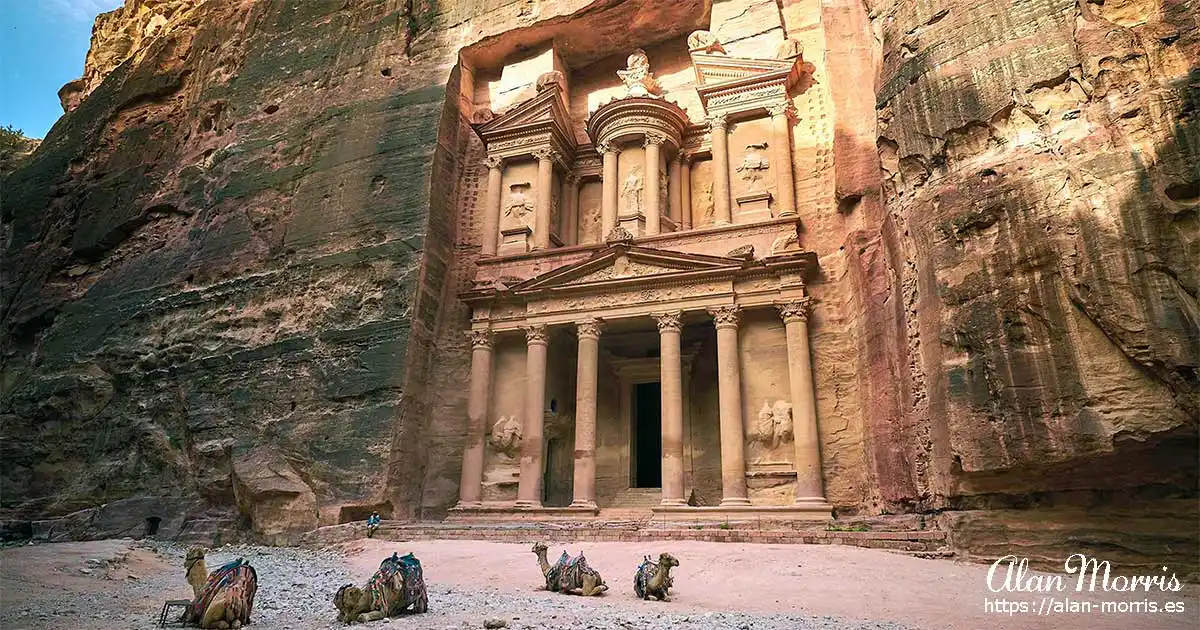 Petra in Jordan.