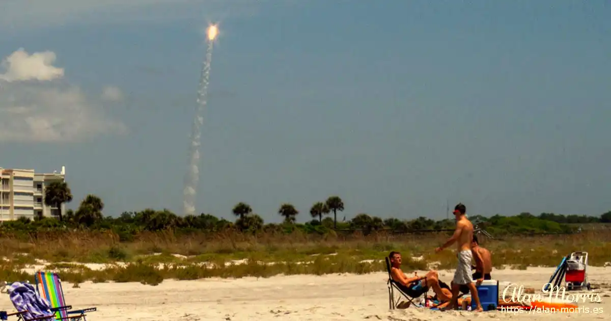 Rocket Launch at Cape Canaveral, Florida.