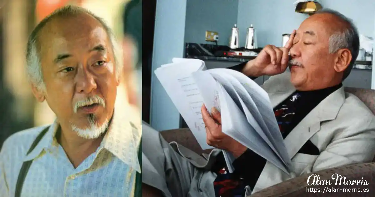 Pat Morita, Mr Miyagi.