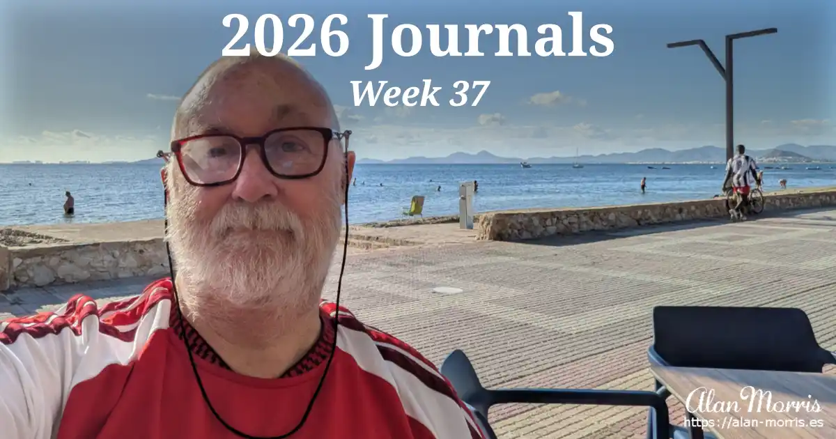 Alan Morris at Playa del Espejo in Los Alcázares.