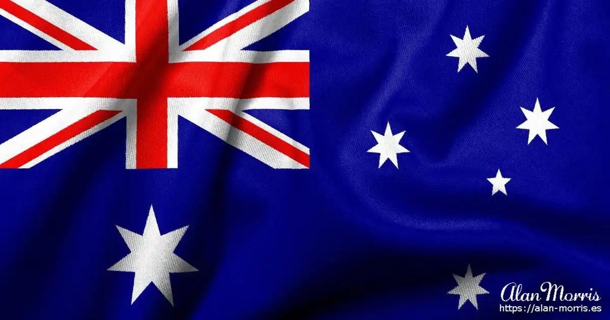 Australia flag, aka The Blue Ensign.
