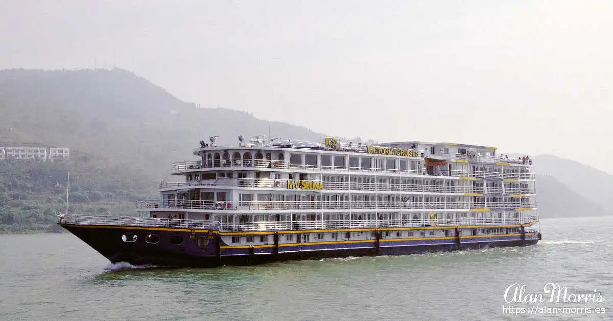 Victoria Selina cruise ship on the Yangtze river.