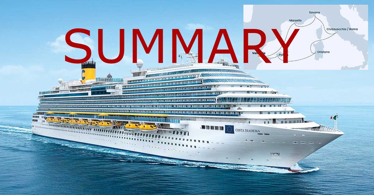 Costa Diadema summary