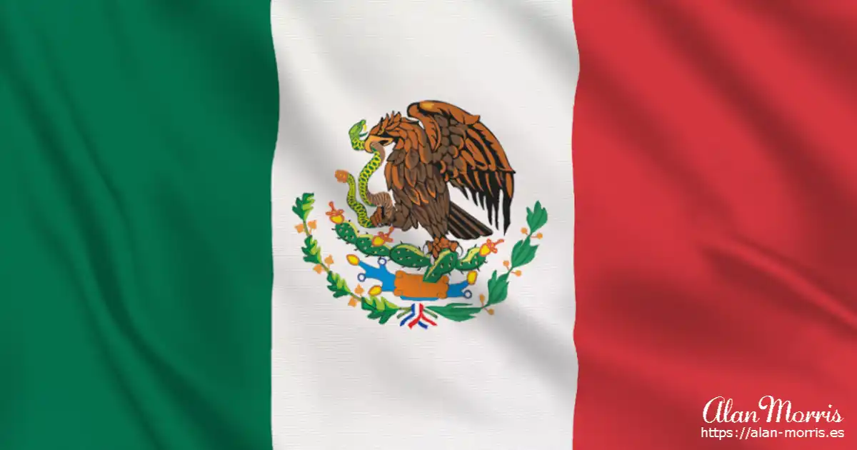 Mexico flag, aka El Tricolor.