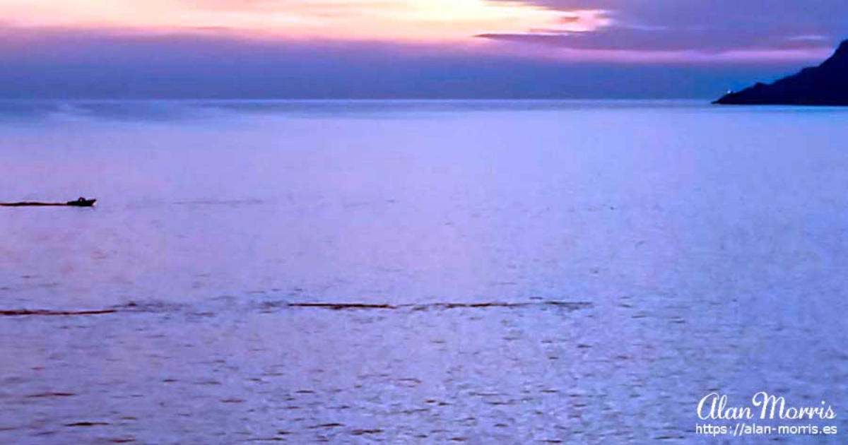 Mediterranean sea, leaving Marseille.