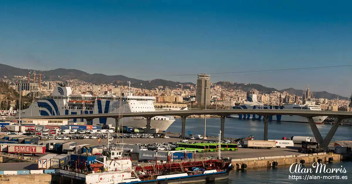 Port of Barcelona.