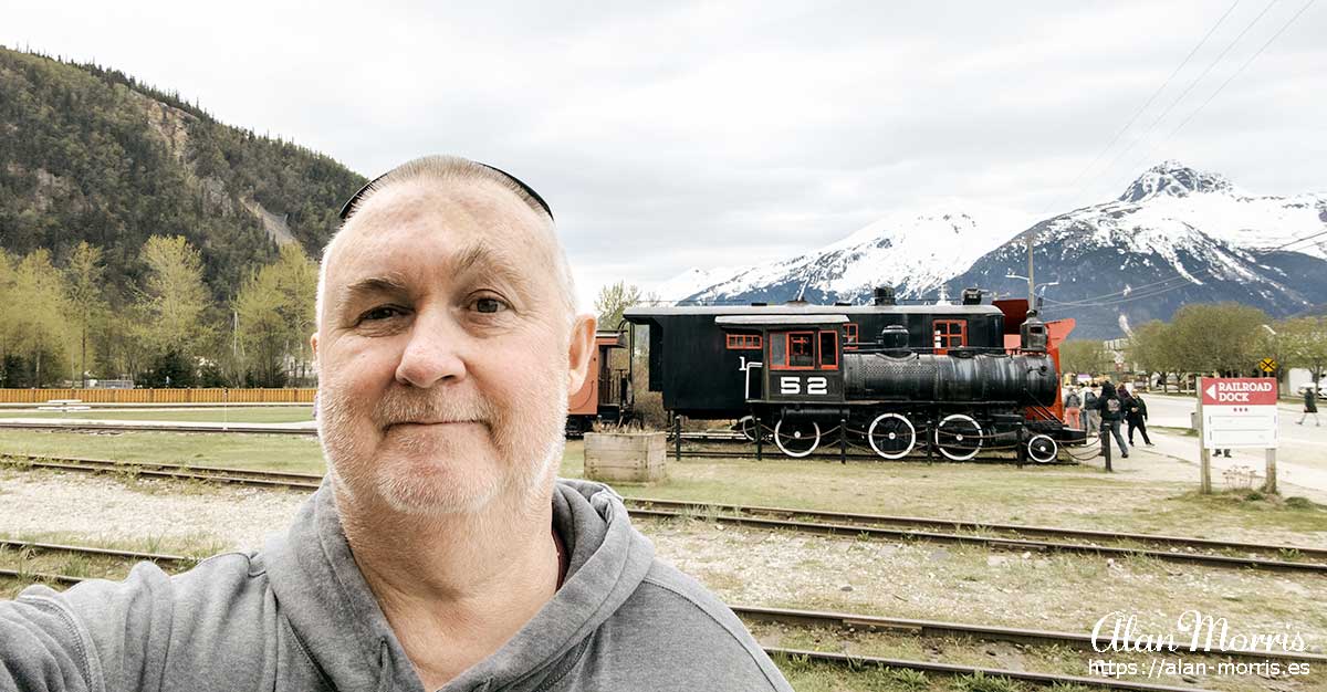 Alan Morris in Skagway, Alaska.