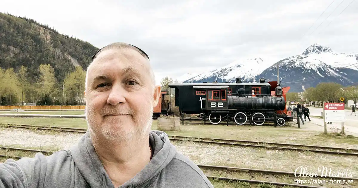 Alan Morris in Skagway, Alaska.