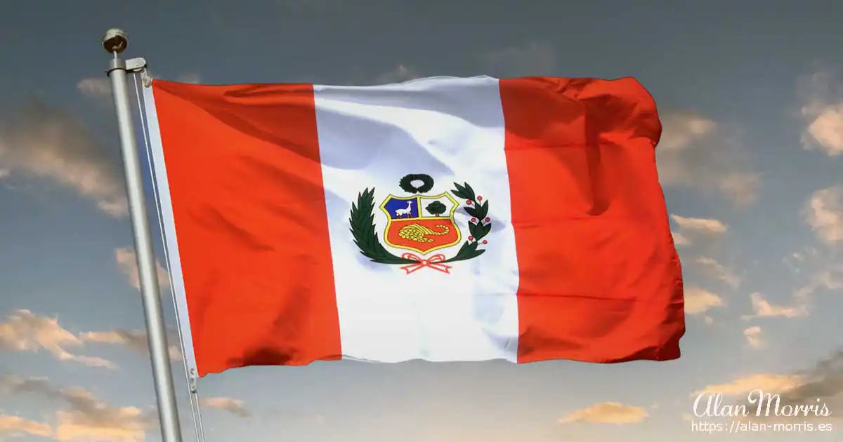 Peru flag.