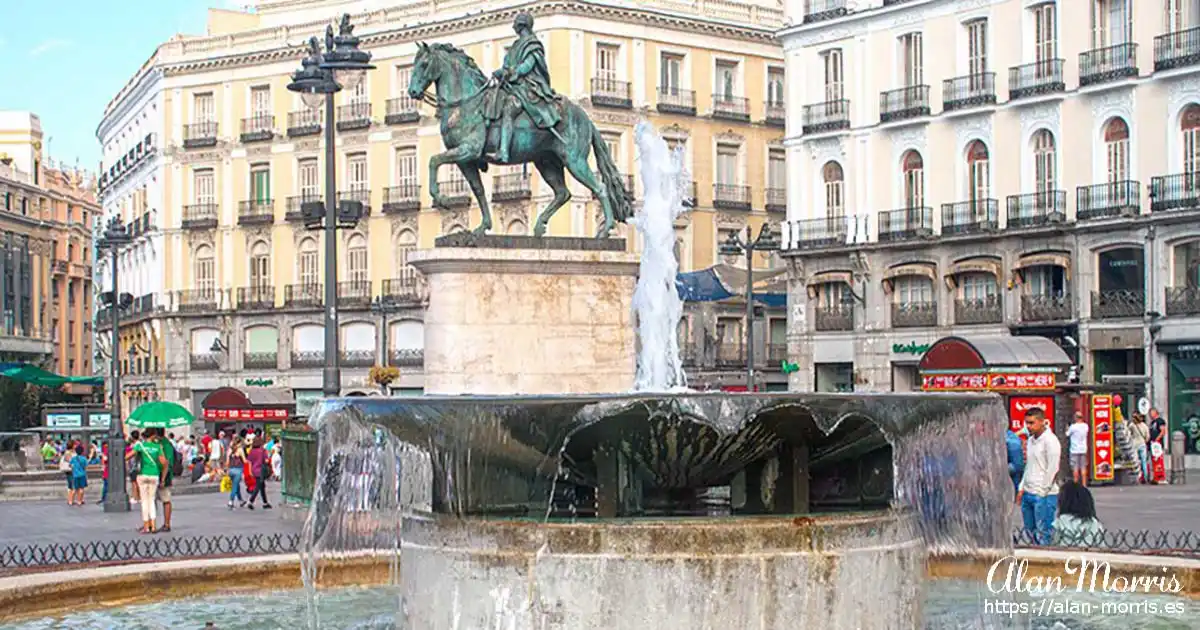 Puerta del Sol, Madrid.