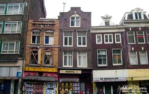 Amsterdam buildings.