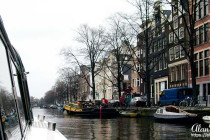 Canal in Amsterdam.