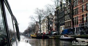 Canal in Amsterdam.