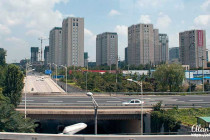 Skyscrapers in downtown Beijing.