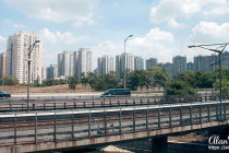 Skyscrapers in downtown Beijing.