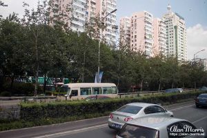 Residential tower blocks in downtown Beijing.