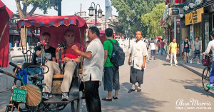 Tuk tuk in Beijing.