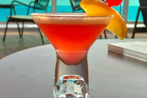 Cocktail onboard the Costa Diadema.