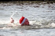 Alan Morris swimming in the Mar Menor.