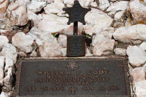 Memorial plaque on the grave of William Frederick Cody