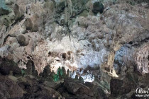 Stalactites and stalagmites in Carlsbad Caverns