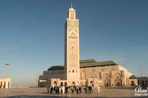 Hassan II Mosque in Casablanca.
