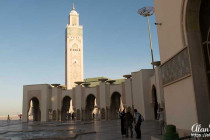 Hassan II Mosque in Casablanca.
