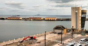 The docks at the port of Ceuta.