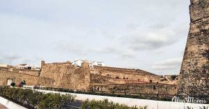 Walls of the fort in Ceuta.