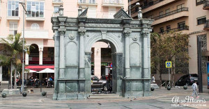 Triumphal Arch Monument in Plaza de los Reyes, Ceuta.