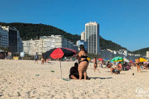 Copacabana Beach, Rio de Janeiro, Brazil.
