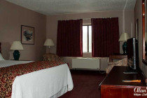 Hotel bedroom in Lead.