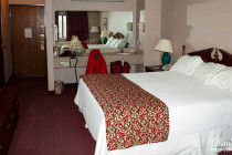 Hotel bedroom in Lead.