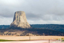 Devils Tower in Wyoming.