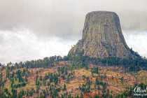 Devils Tower in Wyoming.