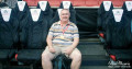 Alan Morris sat in Arsene Wenger's chair.