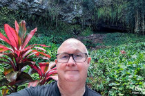 Alan Morris at the Fern Grotto