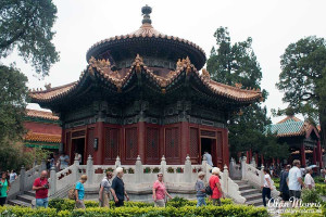 Pagoda in the Imperial garden of the Forbidden City