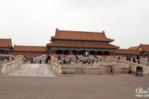 The Gate of Supreme Harmony inside the Forbidden City.