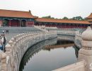 Bridge across the water in front of the Gate of Supreme Harmony.