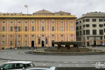 Fountain in Piazza De Ferrari, Genoa