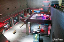 Display cabinets in the Han Yang Ling Museum.
