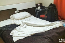 Uncomfortable bed at Hotel Esplanade in Alicante