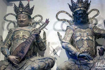 Buddha statues in the Jade Buddha Temple, Shanghai.