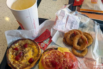 dinner in Burger King