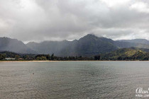 Mountain range near Hanalei Bay