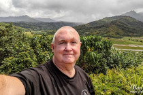 Alan Morris on Kauai, Hawaii.