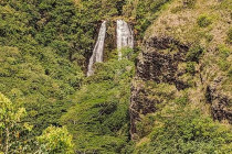 Opaekaa Falls on Kauai, Hawaii.