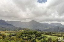 Mountain range in Kauai.
